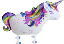 Walking Animal Unicorn Foil Balloon