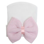 White with Pink Bow