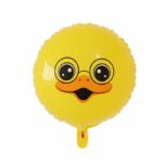 Round Yellow Duck Foil Balloon