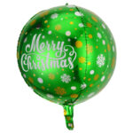 Green Snow Flake Merry Christmas