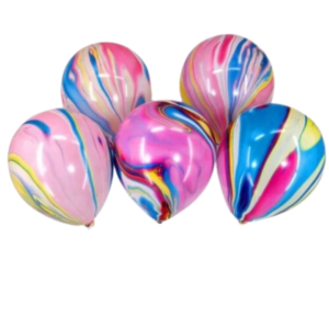 Marble Textured Balloons