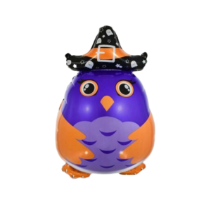 Happy Halloween Mini Owl Foil Balloon
