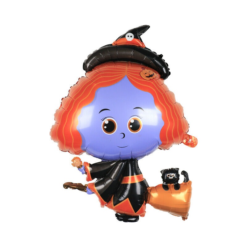 Happy Halloween Witch Foil Balloon