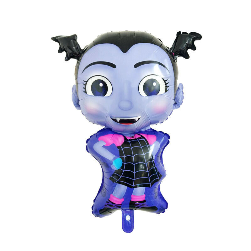 Happy Halloween Girl Bat Foil Balloon