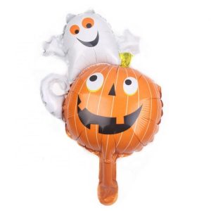Happy Halloween Mini Ghost Pumpkin Foil Balloon