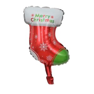 Santa Claus Boot Foil Balloon