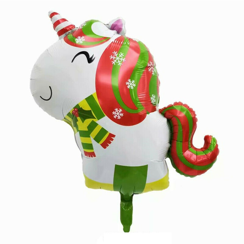 Merry Christmas Unicorn Balloons Merry Christmas Unicorn Balloons