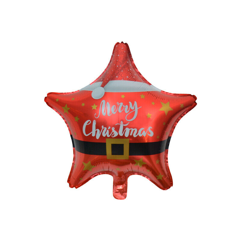 Merry Christmas Star Balloon