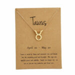 Taurus Pendant Necklace Chain Set