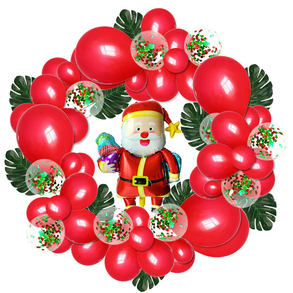 Merry Christmas Balloons Decoration Set Merry Christmas Balloons