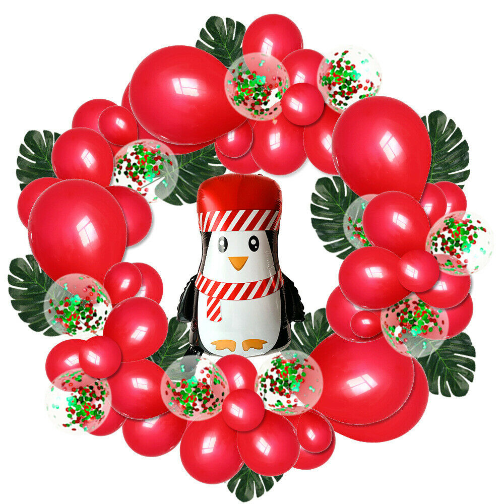 Merry Christmas Balloons Decoration Set Merry Christmas Balloons