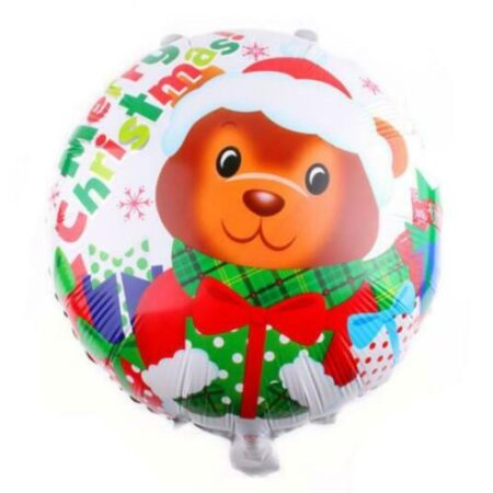 Merry Christmas Round Foil Balloon