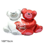White & Red Teddy