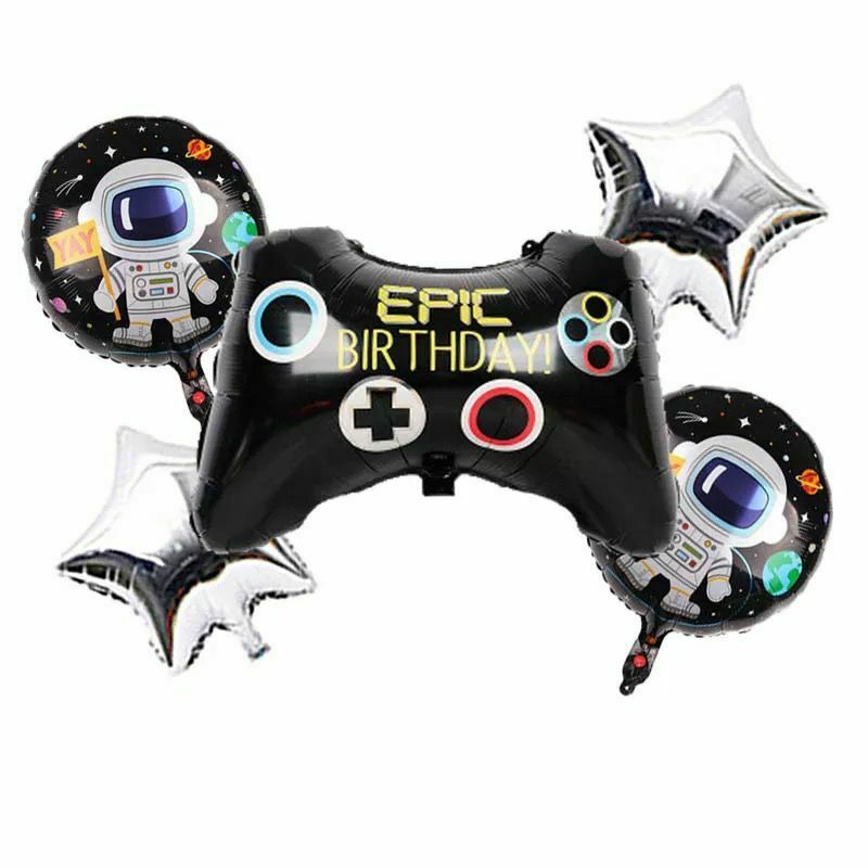 Game Remote Foil Balloons, Birthday Remote Balloons